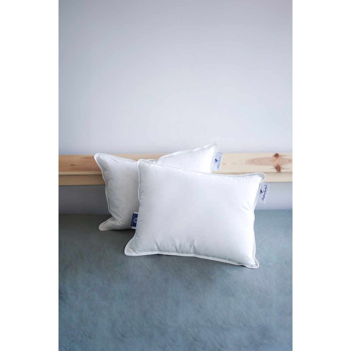 Feather Travel Pillow with Pure Cotton Shell